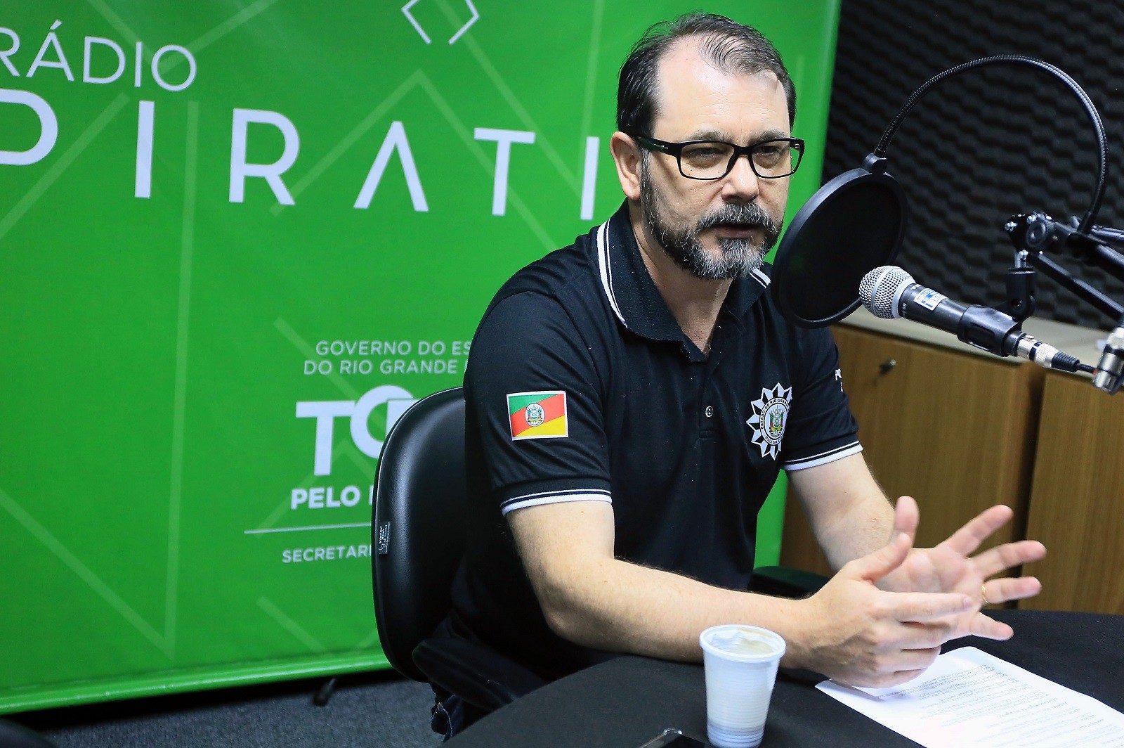 Chefe da Polícia Civil, Emerson Wendt, foi entrevistado no Governo em Rede da Rádio Web Piratini